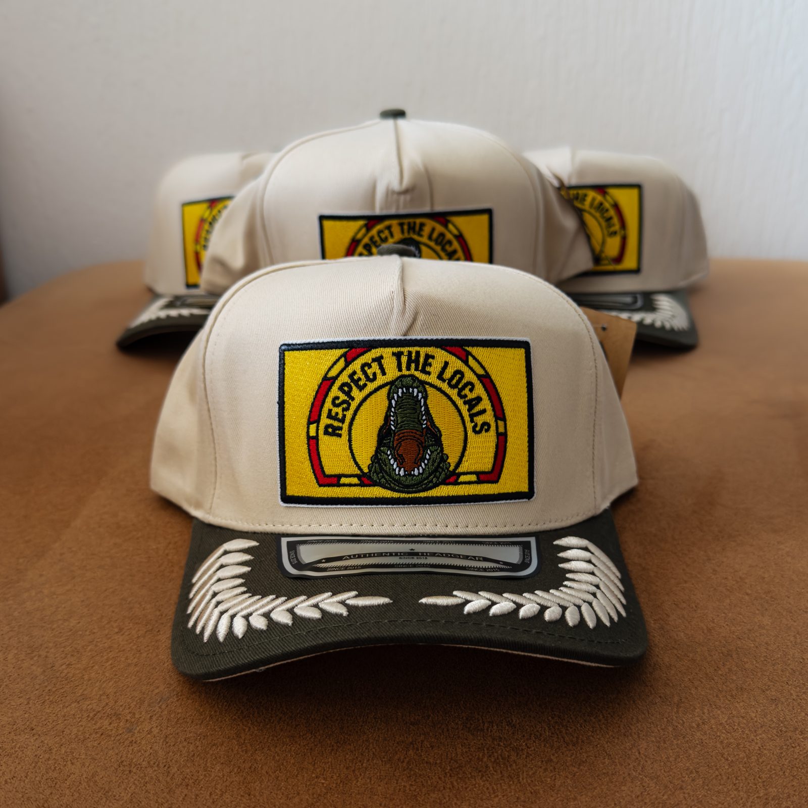 Gorra Respect the Locals, vista frontal